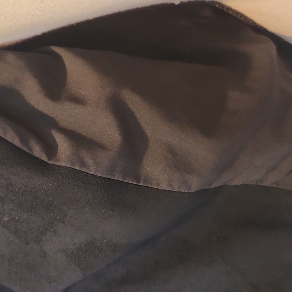 COPY Lulus Ride With Me Black Vegan Suede‎ Moto Jacket Size Small - Picture 13 of 13